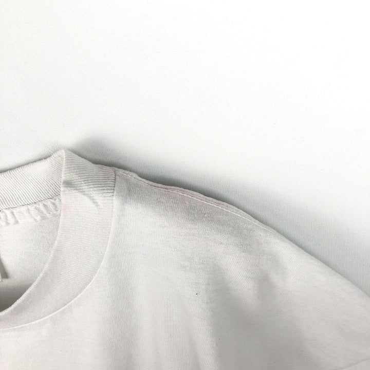 90'S TULTEX NASCAR Advertising T-Shirt, Men's XL equivalent, Vintage cotton white type Vintage Second Hand