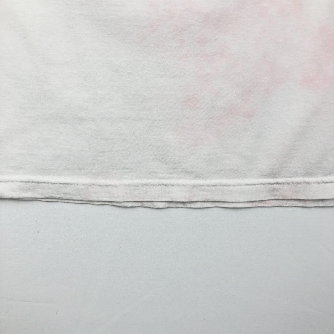90'S TULTEX NASCAR Advertising T-Shirt, Men's XL equivalent, Vintage cotton white type Vintage Second Hand
