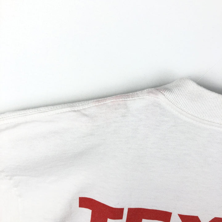 90'S TULTEX NASCAR Advertising T-Shirt, Men's XL equivalent, Vintage cotton white type Vintage Second Hand
