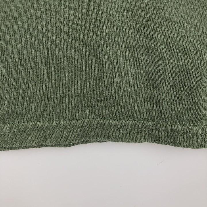 2000'S Gildan BUCKMASTERS advertising T-shirt, men's size XL (approx.) cotton green type Vintage Second Hand