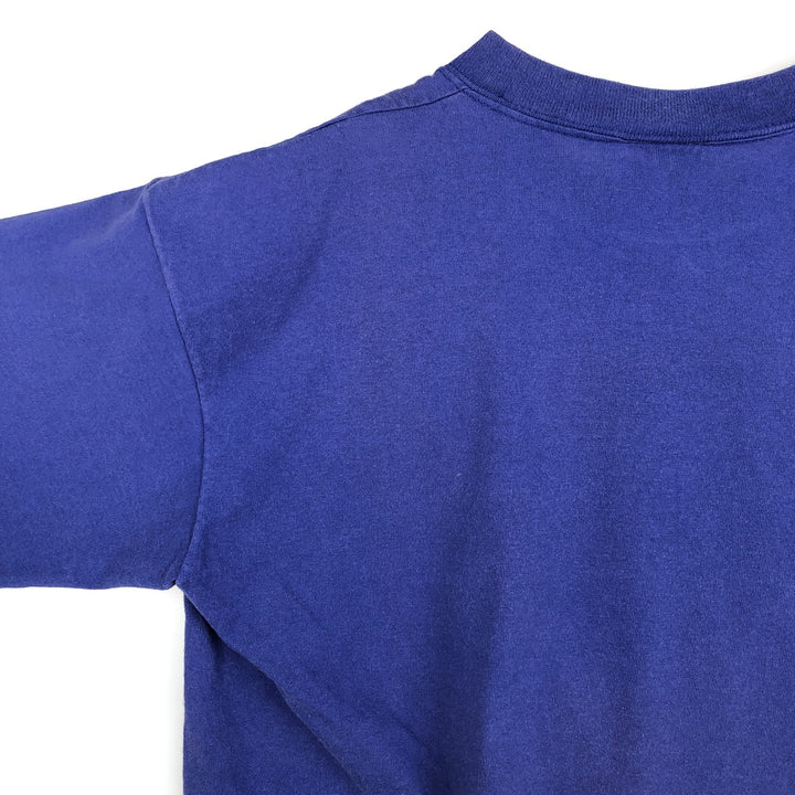 90'S Planet Hollywood Advertising T-Shirt, Made in USA, Men's Size M (approx.), Vintage cotton Purple type blue-purple Vintage Second Hand