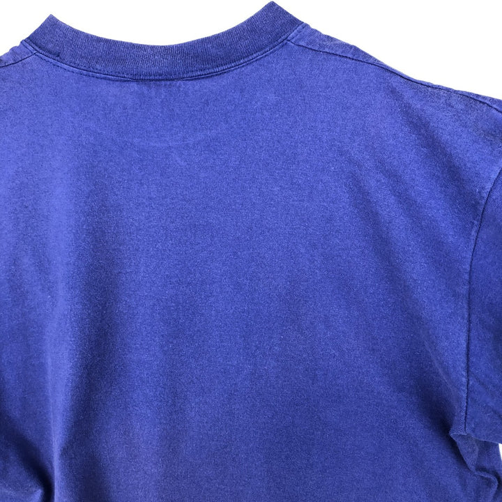 90'S Planet Hollywood Advertising T-Shirt, Made in USA, Men's Size M (approx.), Vintage cotton Purple type blue-purple Vintage Second Hand