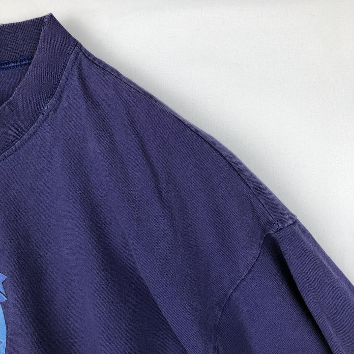 90'S Planet Hollywood Advertising T-Shirt, Made in USA, Men's Size L (approx.), Vintage cotton purple type Vintage Second Hand