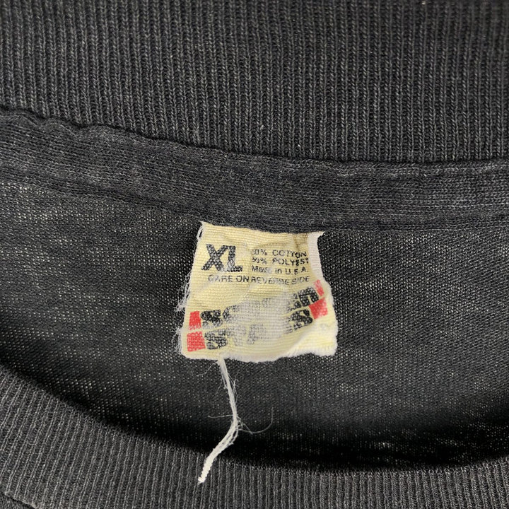 80'S Screen Stars Joe's Generic Bar Advertising T-Shirt, Made in USA, Men's XL equivalent, Vintage cotton black type Vintage Second Hand