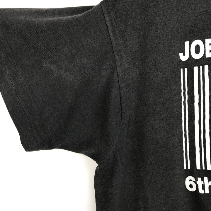 80'S Screen Stars Joe's Generic Bar Advertising T-Shirt, Made in USA, Men's XL equivalent, Vintage cotton black type Vintage Second Hand