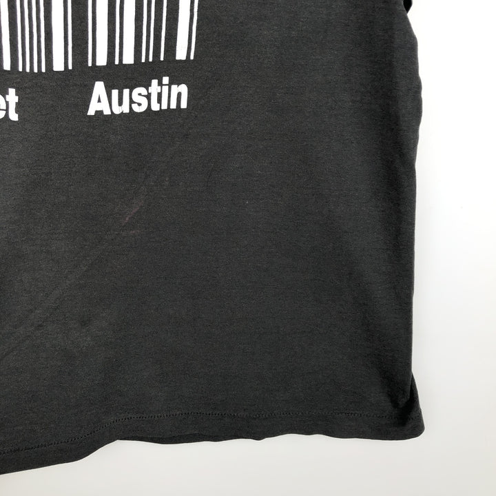 80'S Screen Stars Joe's Generic Bar Advertising T-Shirt, Made in USA, Men's XL equivalent, Vintage cotton black type Vintage Second Hand