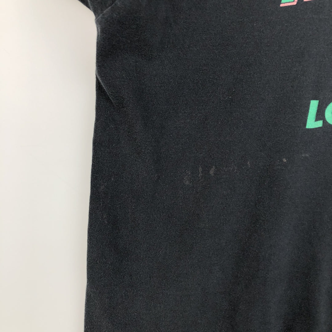 HARD ROCK CAFE Hard Rock Cafe Advertising T-shirt Men's L size cotton black type Vintage Second Hand