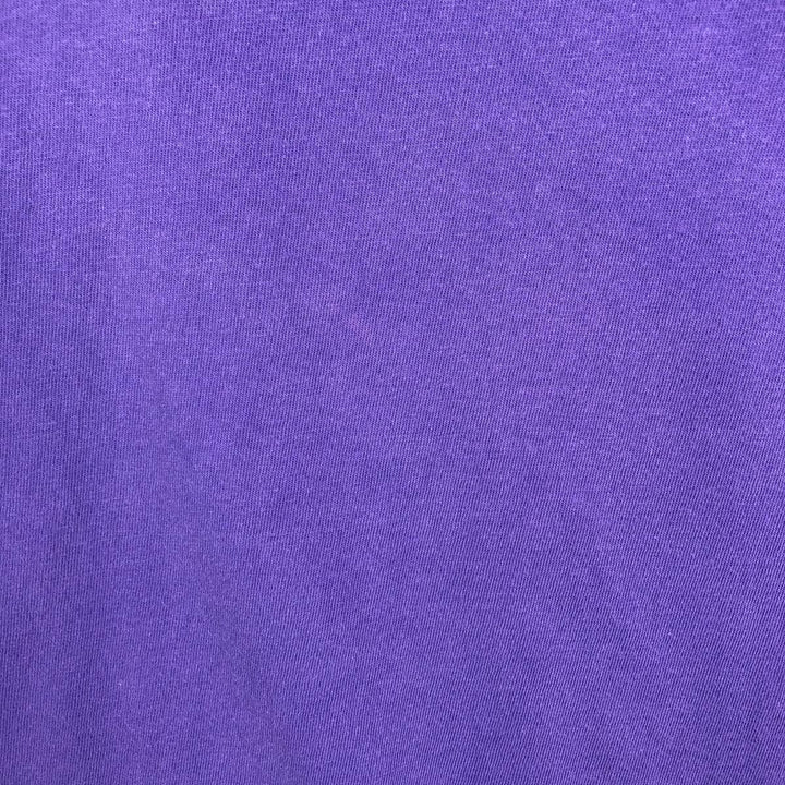 Hanes BEEFY-T HARD ROCK CAFE advertising T-shirt, made in the USA, men's size M (approx.) cotton purple type Vintage Second Hand