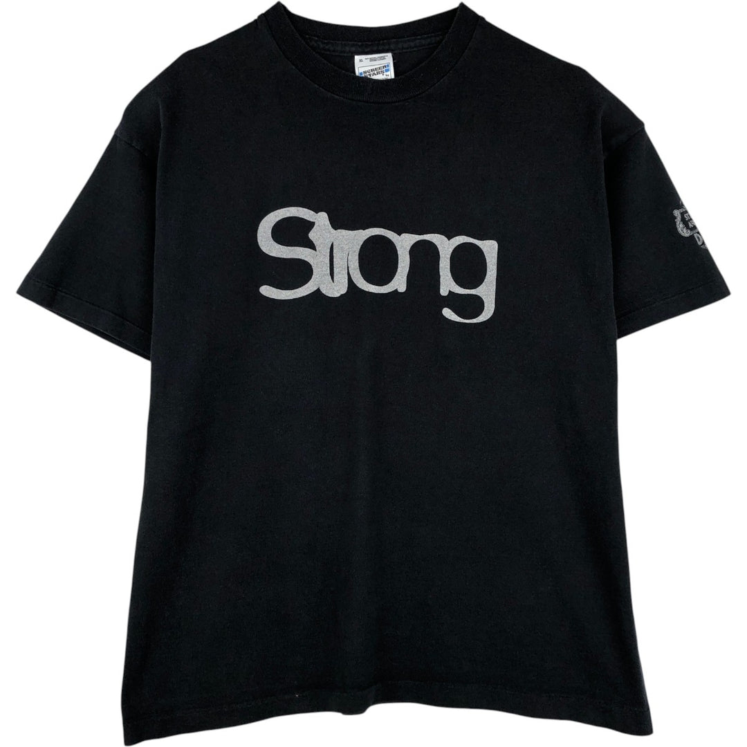 80s-90'S Screen Stars by FRUIT OF THE ROOM Stella Artois Advertising T-shirt, Made in USA, Men's XL equivalent. cotton black type Vintage Second Hand
