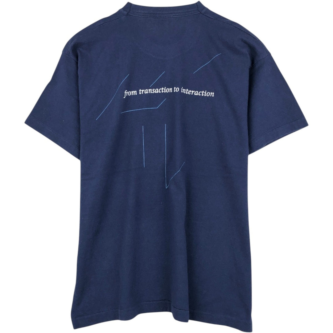 2000'S Fruit of the Loom Heavy Cotton Tandem Advertising T-Shirt, Made in USA, Men's Size XL (approx.) cotton navy blue type Vintage Second Hand