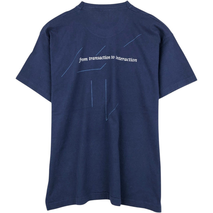 2000'S Fruit of the Loom Heavy Cotton Tandem Advertising T-Shirt, Made in USA, Men's Size XL (approx.) cotton navy blue type Vintage Second Hand