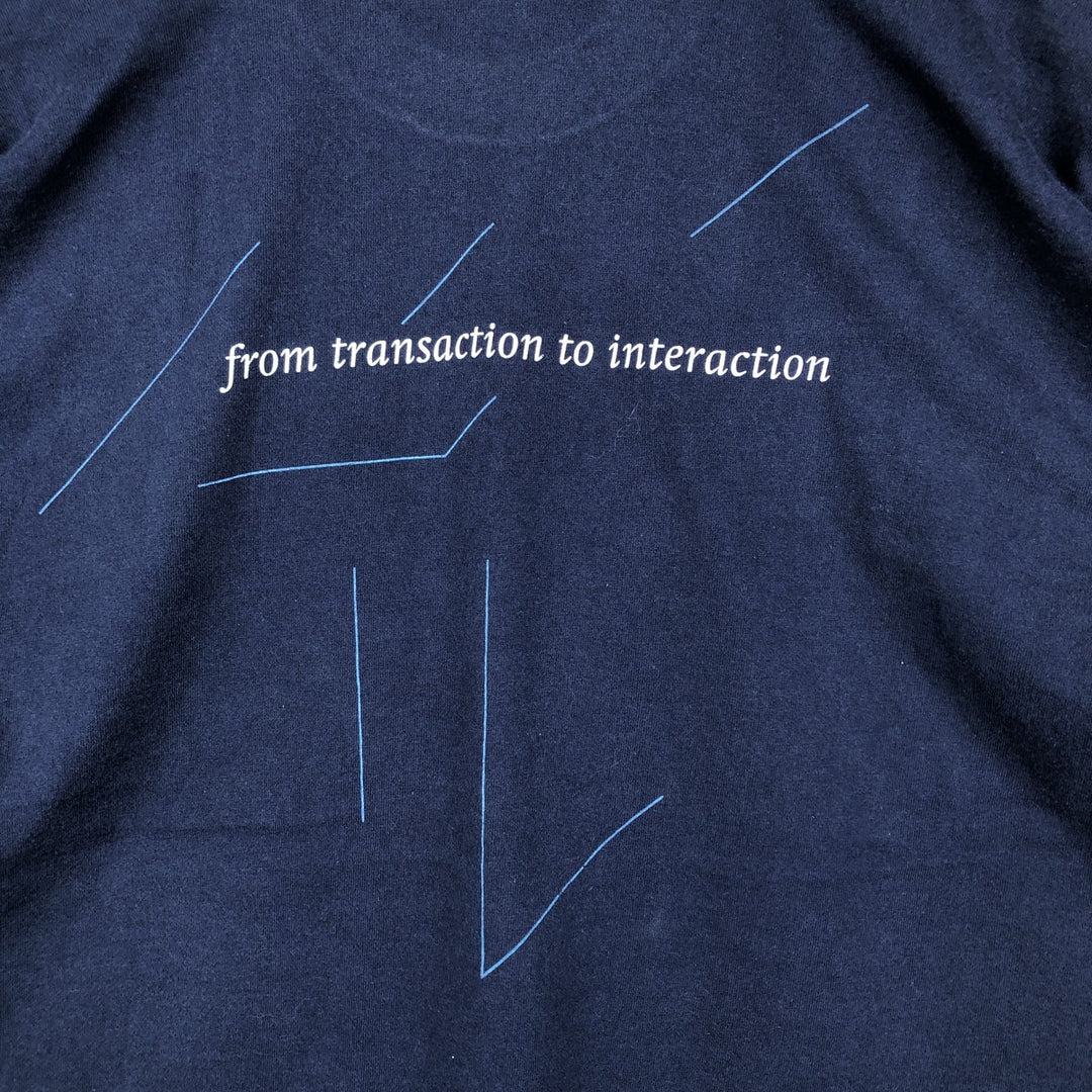2000'S Fruit of the Loom Heavy Cotton Tandem Advertising T-Shirt, Made in USA, Men's Size XL (approx.) cotton navy blue type Vintage Second Hand