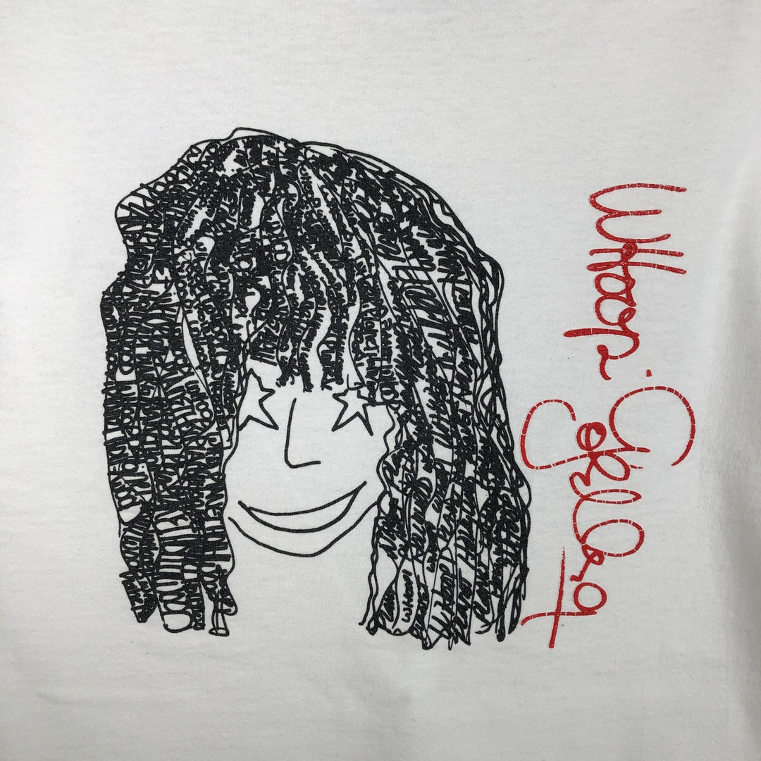 Planet Hollywood advertising T-shirt, made in the USA, men's size S (equivalent). cotton white type Vintage Second Hand