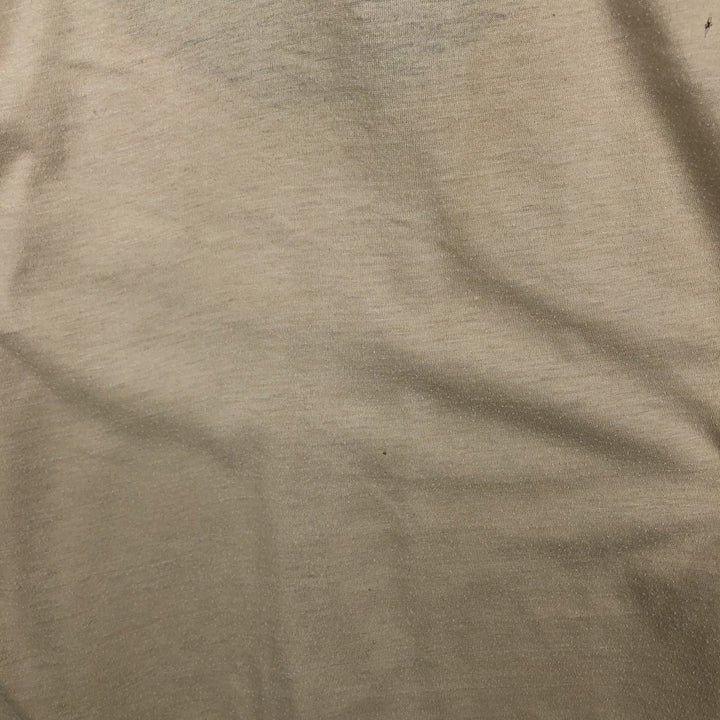 80'S Screen Stars Moosehead Beer Advertising T-Shirt, Made in USA, Men's XL equivalent, Vintage cotton Beige type Vintage Second Hand