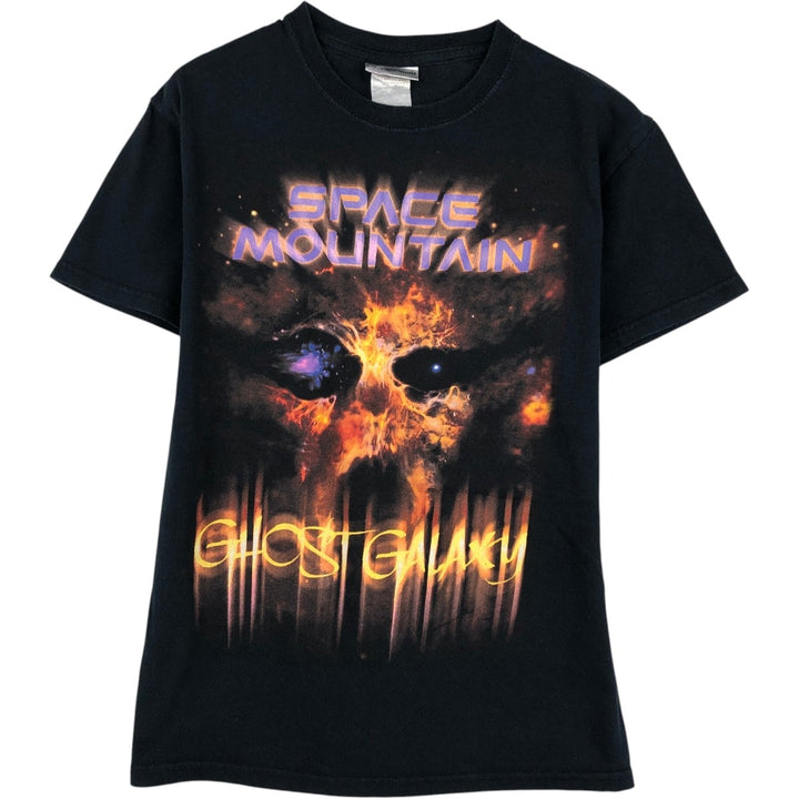Disneyland Space Mountain advertising T-shirt, men's size XL (approx.) cotton black type Vintage Second Hand