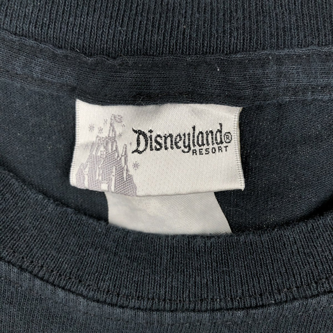 Disneyland Space Mountain advertising T-shirt, men's size XL (approx.) cotton black type Vintage Second Hand