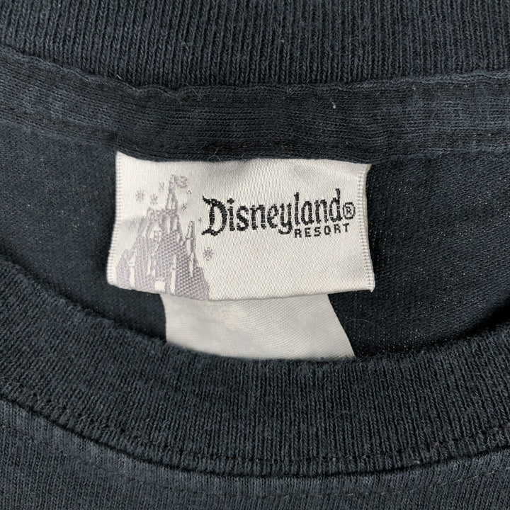 Disneyland Space Mountain advertising T-shirt, men's size XL (approx.) cotton black type Vintage Second Hand