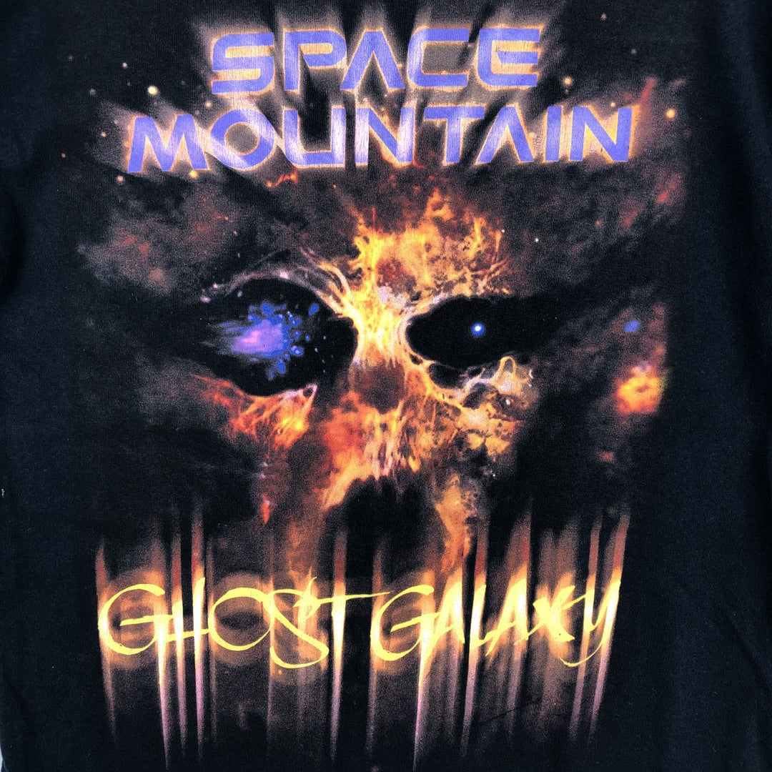 Disneyland Space Mountain advertising T-shirt, men's size XL (approx.) cotton black type Vintage Second Hand