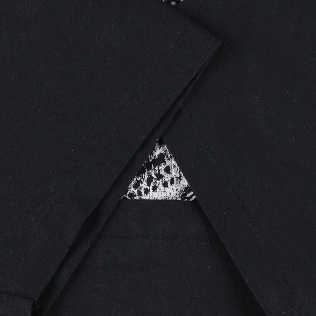 90'S Hanes HEAVYWEIGHT 50 cotton black type Vintage Second Hand