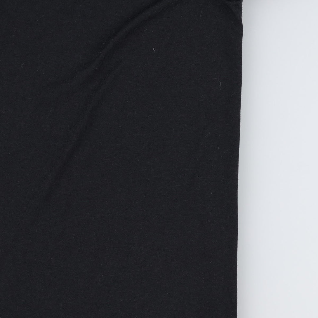 90'S Hanes HEAVYWEIGHT 50 cotton black type Vintage Second Hand
