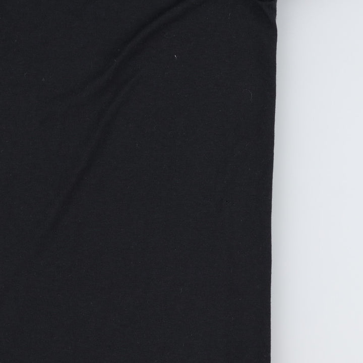 90'S Hanes HEAVYWEIGHT 50 cotton black type Vintage Second Hand