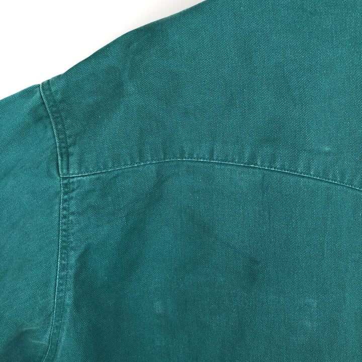 Carhartt Long-Sleeve Western Shirt, Men's Size XL (approx.) unclear green type Vintage Second Hand
