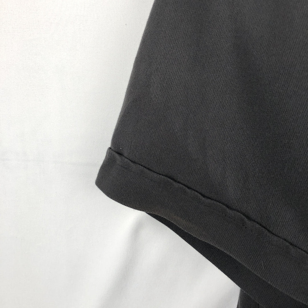 CUBAVERA Short-Sleeve Open-Collar Mexican Shirt (Men's Size L) Rayon black type Vintage Second Hand