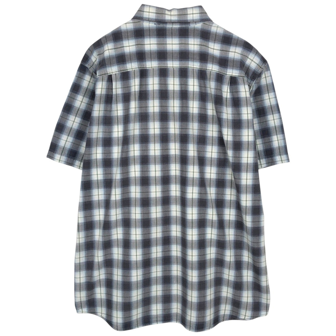 Carhartt Original Fit Button-Down Short Sleeve Work Shirt, Men's Size XL cotton gray type Vintage Second Hand