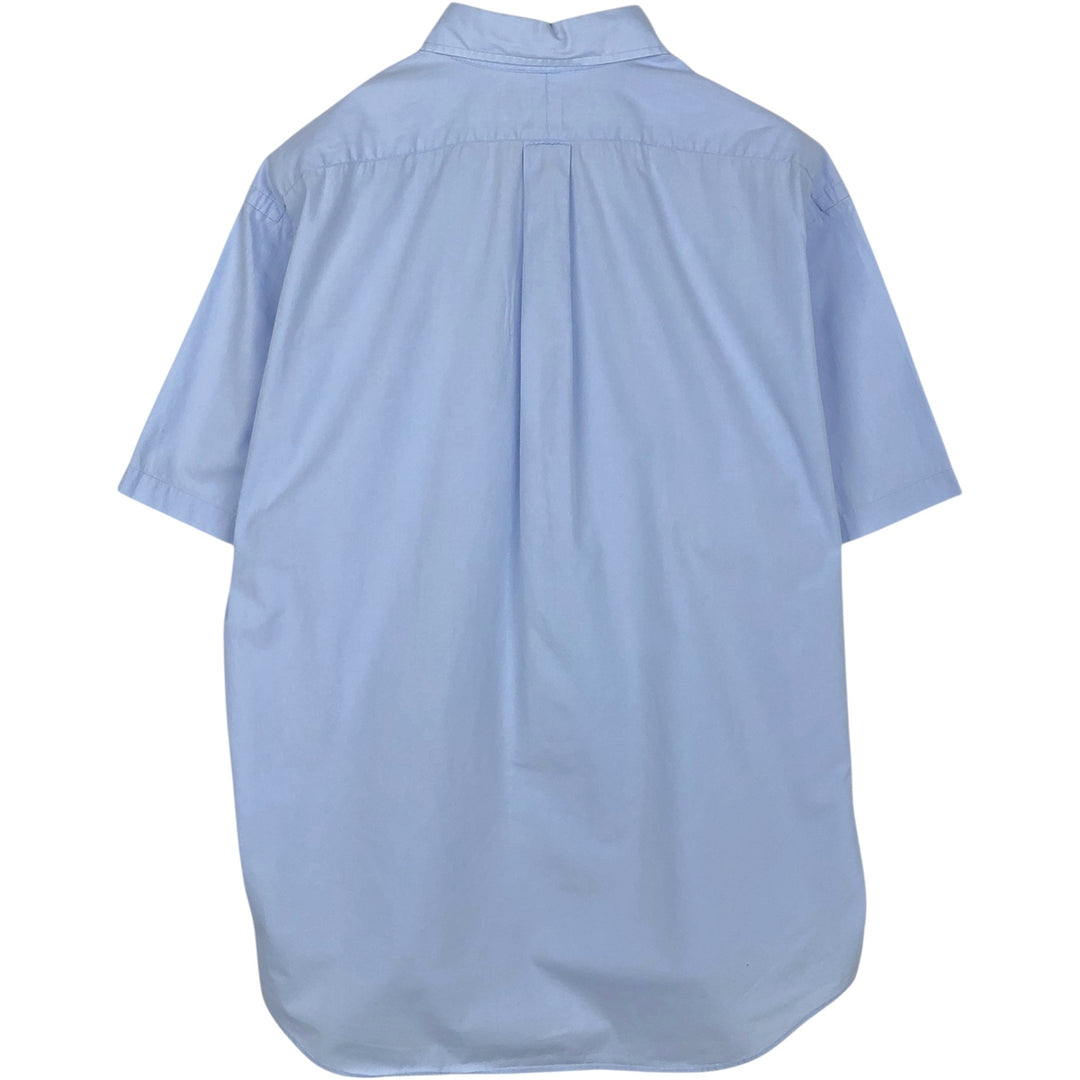 Ralph Lauren BLAKE short sleeve button down shirt, men's size L cotton Blue type light blue Vintage Second Hand