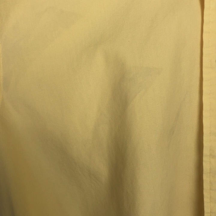 Ralph Lauren BLAKE short sleeve button down shirt, men's size M cotton yellow type Vintage Second Hand