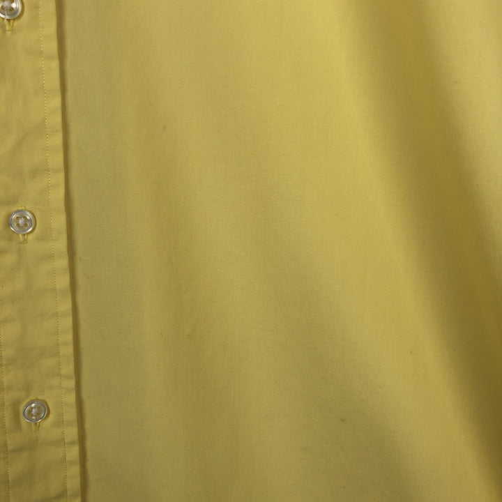 Ralph Lauren BLAKE short sleeve button down shirt, men's size M cotton yellow type Vintage Second Hand