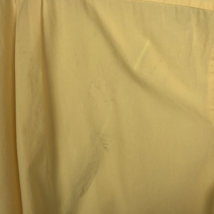 Ralph Lauren BLAKE short sleeve button down shirt, men's size M cotton yellow type Vintage Second Hand