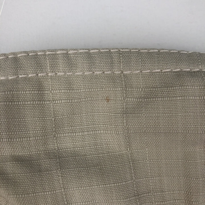 LOR'S Check Pattern Short-Sleeve Open Collar Shirt, Boxy Shirt, Men's Size M (approx.) unclear Beige type Vintage Second Hand