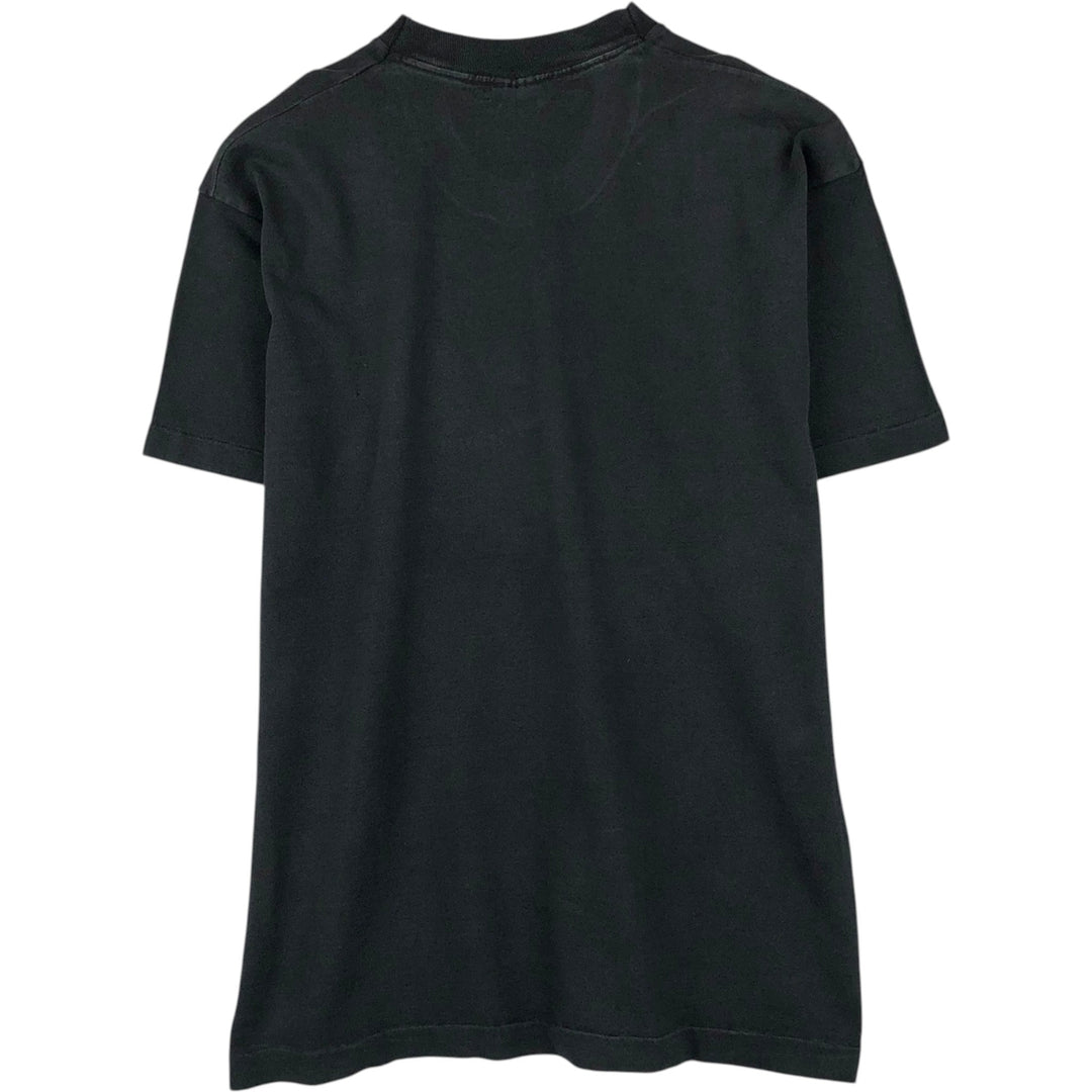 90s-00'S Fruit of the Loom message print T-shirt, men's size XL. cotton black type Vintage Second Hand