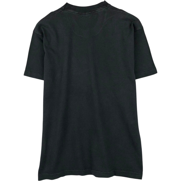 90s-00'S Fruit of the Loom message print T-shirt, men's size XL. cotton black type Vintage Second Hand