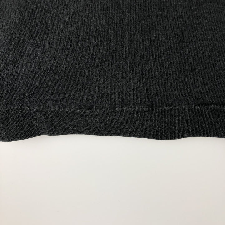 90s-00'S Fruit of the Loom message print T-shirt, men's size XL. cotton black type Vintage Second Hand
