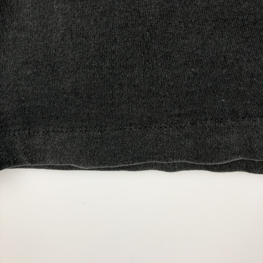 90'S Fruit of the Loom Message Print T-Shirt Made in USA Men's XXL Vintage cotton black type Vintage Second Hand