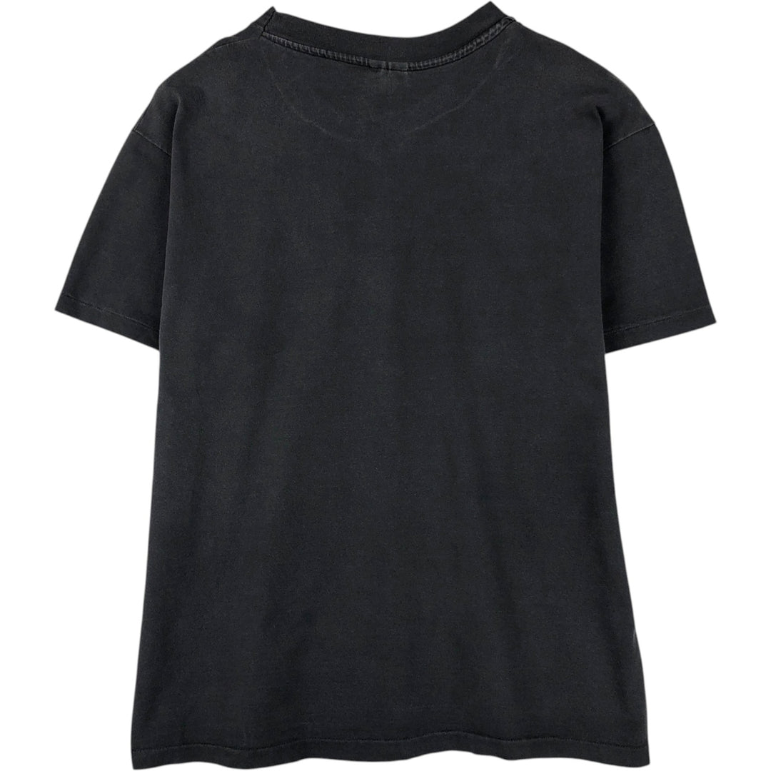 90'S Hanes Message Print T-Shirt, Made in USA, Men's XL (approx.), Vintage cotton Charcoal Vintage Second Hand
