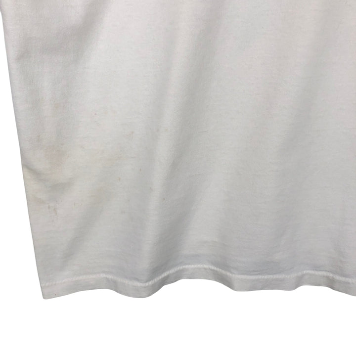 90'S LIBERTY GRAPHICS floral art t-shirt, men's size L equivalent, vintage. unclear white type Vintage Second Hand