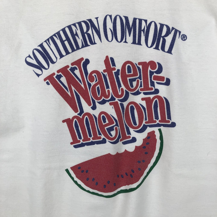 90'S Hanes Message Print T-Shirt, Made in USA, Men's XL (approx.), Vintage cotton pale white type Vintage Second Hand