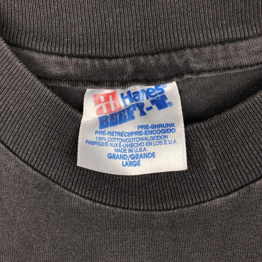 90'S Hanes ANN ALTMAN Art T-shirt, Made in USA, Men's Size L (approx.), Vintage cotton black type Vintage Second Hand