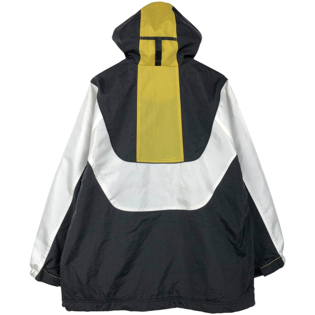 90'S Nike Anorak Parka, Men's Medium, Vintage Nylon black type Vintage Second Hand
