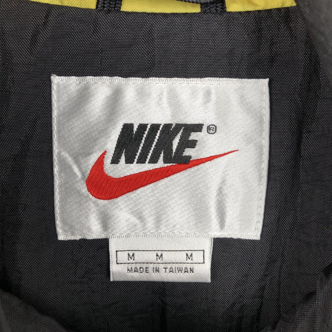 90'S Nike Anorak Parka, Men's Medium, Vintage Nylon black type Vintage Second Hand