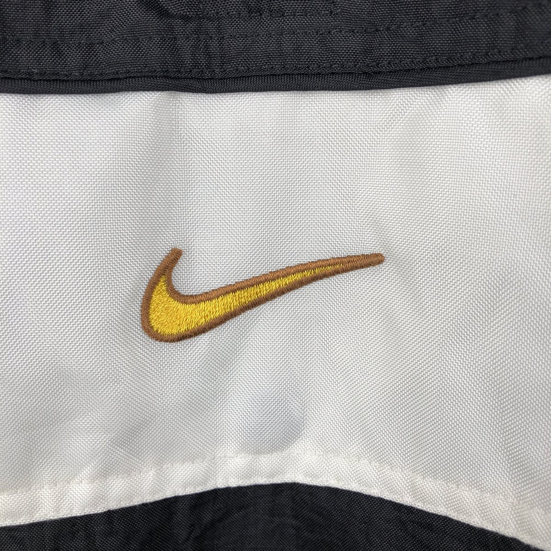 90'S Nike Anorak Parka, Men's Medium, Vintage Nylon black type Vintage Second Hand