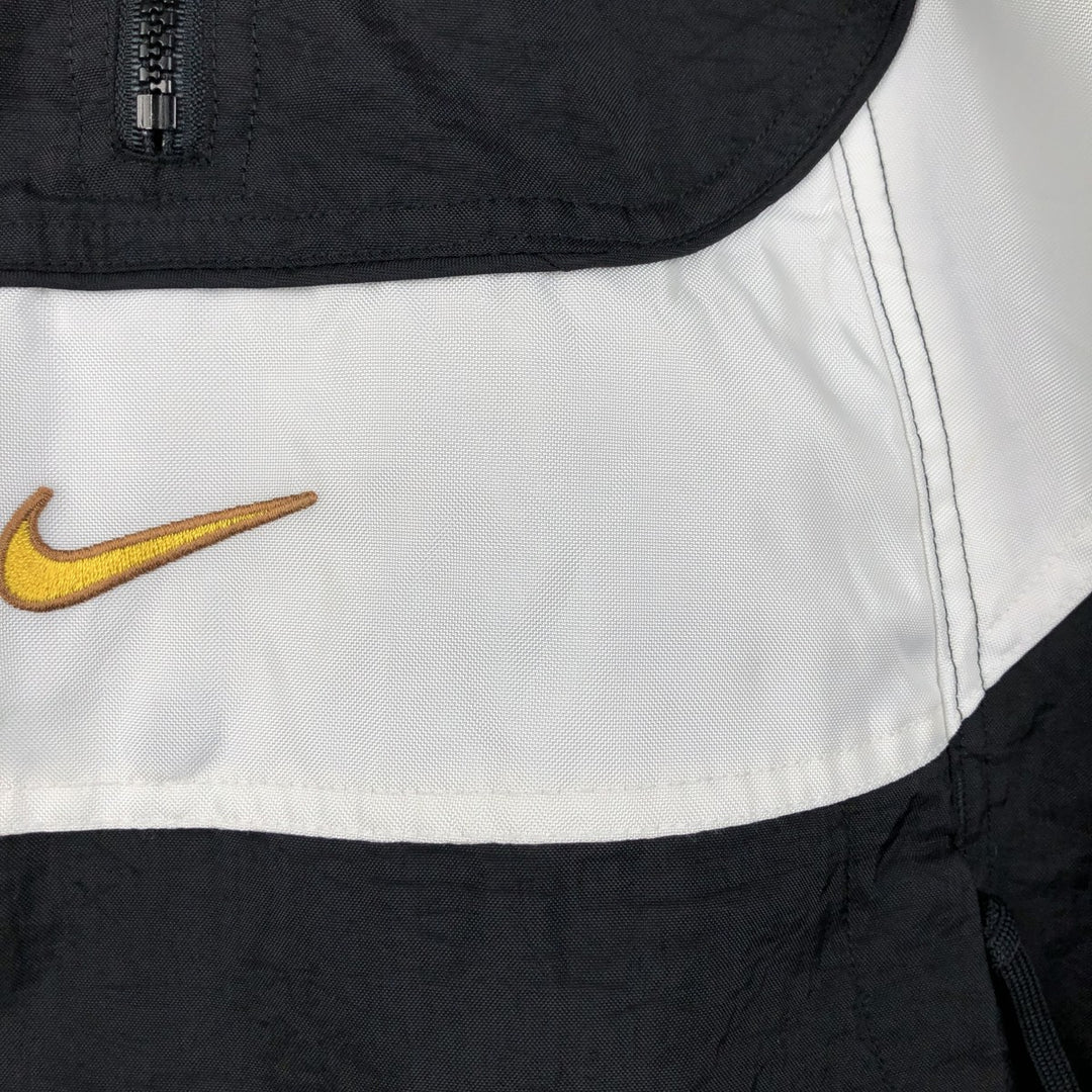 90'S Nike Anorak Parka, Men's Medium, Vintage Nylon black type Vintage Second Hand