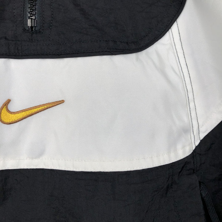 90'S Nike Anorak Parka, Men's Medium, Vintage Nylon black type Vintage Second Hand