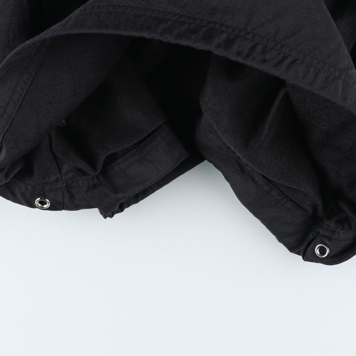 90'S Nike Anorak Parka, Men's Medium, Vintage Nylon black type Vintage Second Hand