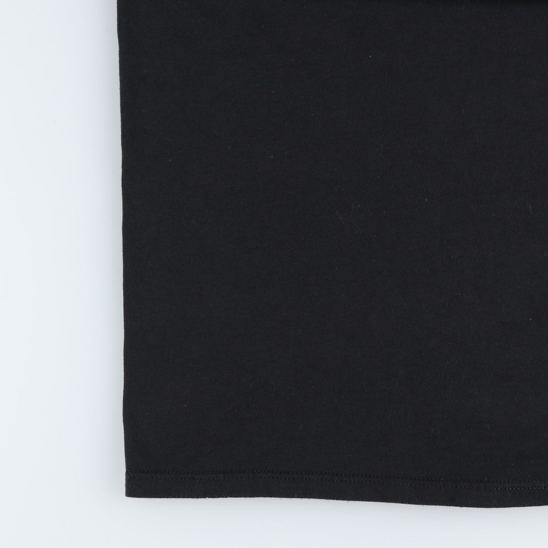 Jerzees CHICAGO embroidered T-shirt, made in USA, men's size XL equivalent. cotton black type Vintage Second Hand
