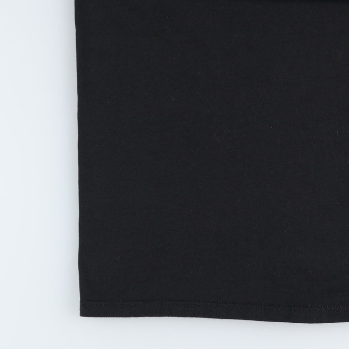 Jerzees CHICAGO embroidered T-shirt, made in USA, men's size XL equivalent. cotton black type Vintage Second Hand