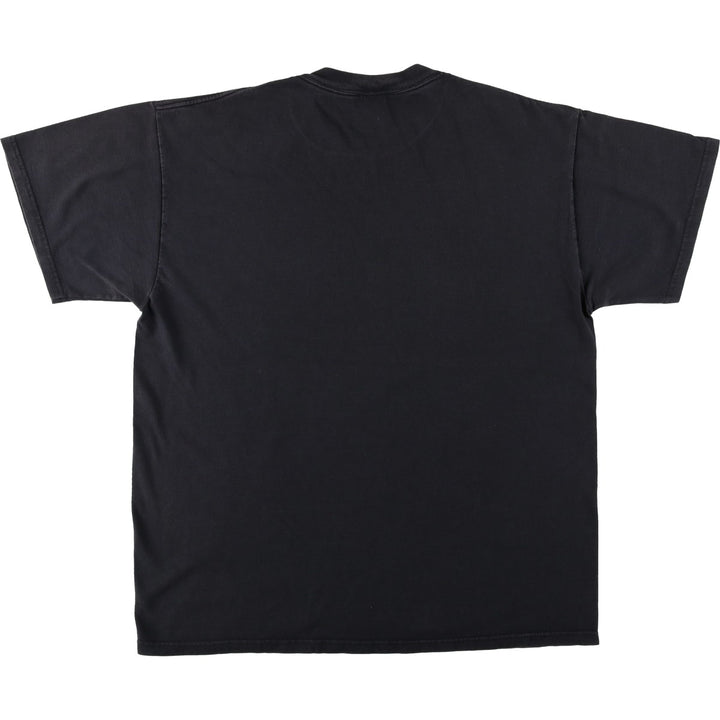 2000'S Delta Eagle Pattern Print T-Shirt, Men's Size L (approx.) cotton black type Vintage Second Hand